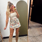 Floral Jaquard Skort