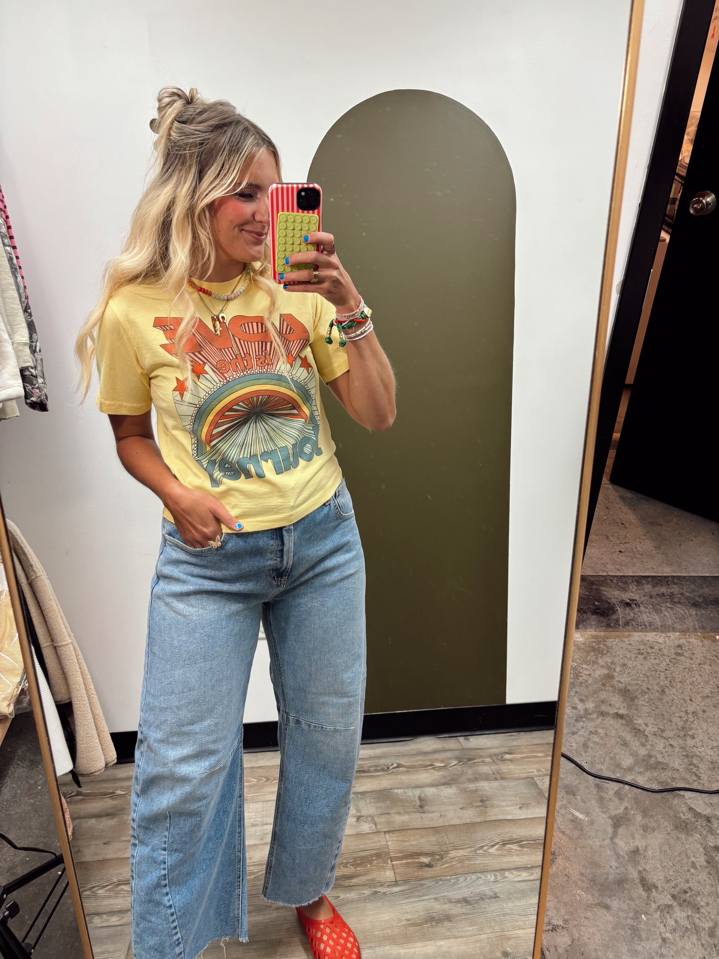Love Is The Journey Crop Tee