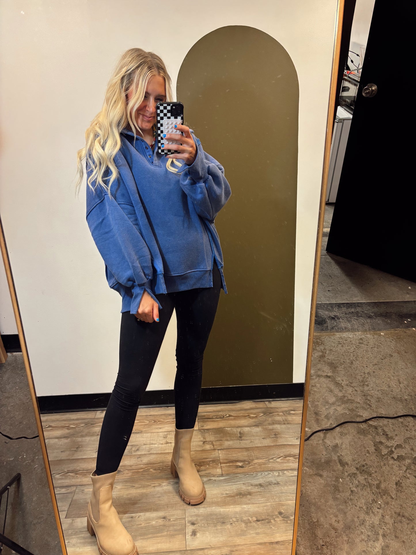 Paris Pullover (Blue)