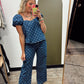Boop Dot Puff Sleeve Top