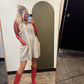 Soft Touch Mini Sweater Dress (Taupe)