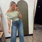 Asa Off Shoulder Top (Sage)