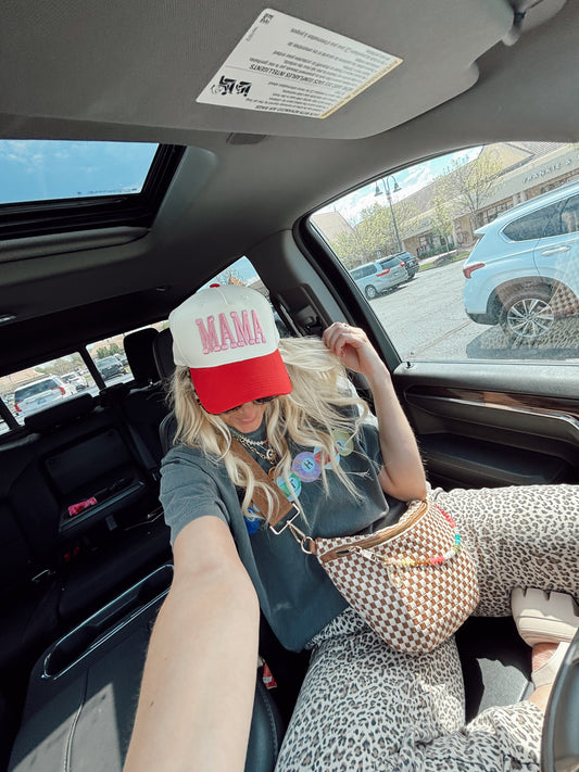 Mama Puff Trucker (Pink)