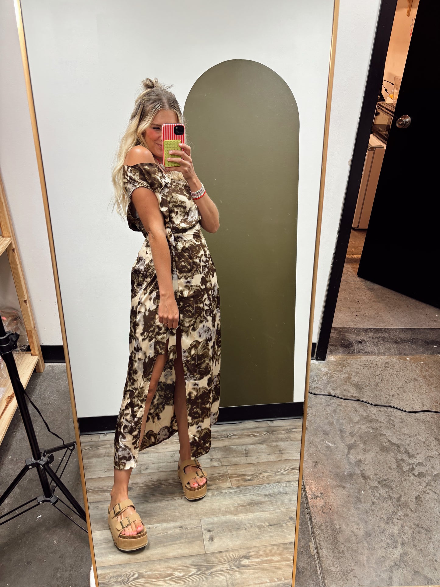 Melany Wrap Maxi Dress