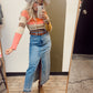 Denim Vixen Maxi Skirt