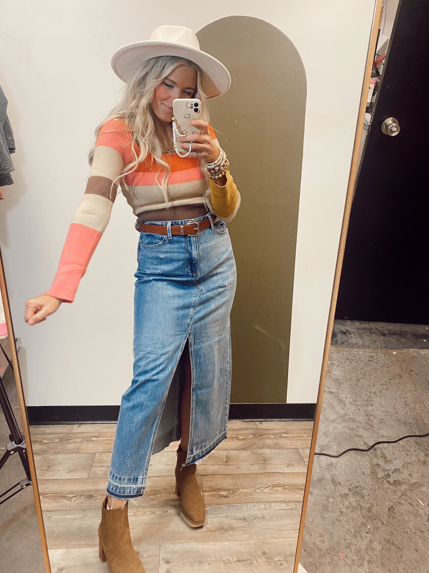 Denim Vixen Maxi Skirt