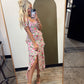 Carmine Floral Maxi Dress