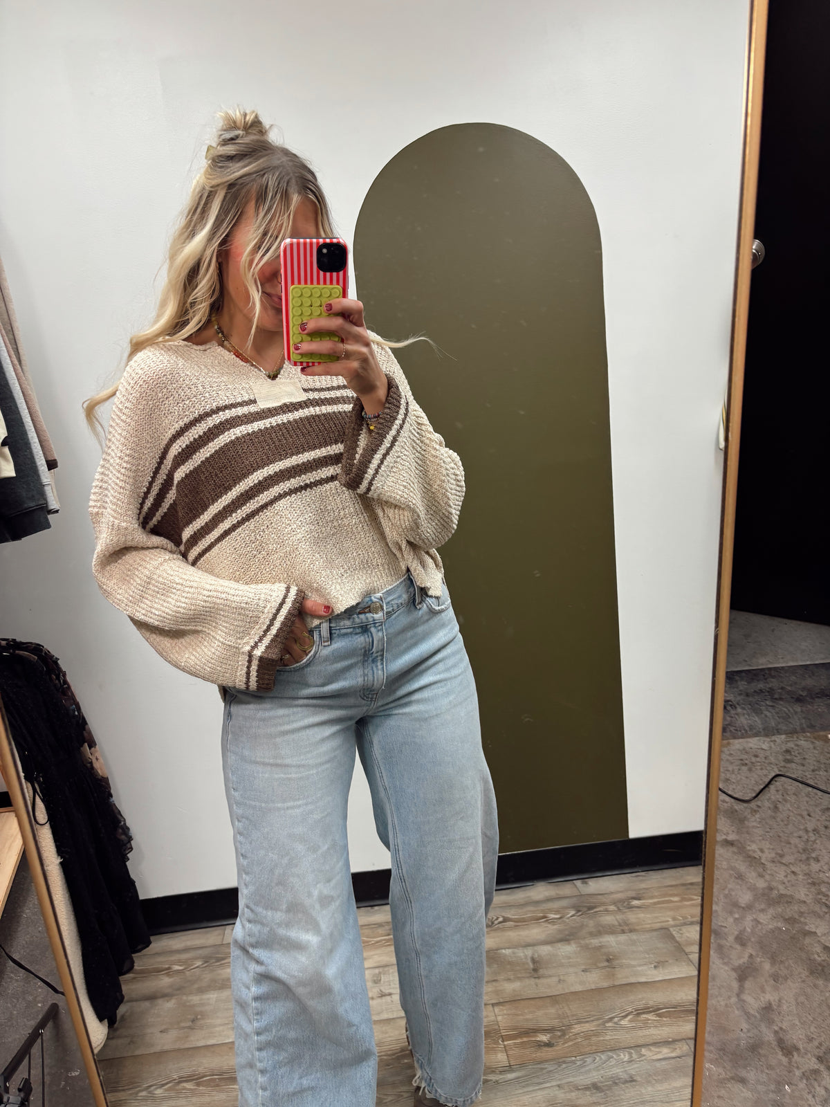 Mainland Slouch Sweater (Brown)
