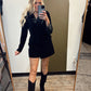 Tis The Season Romper (Black)