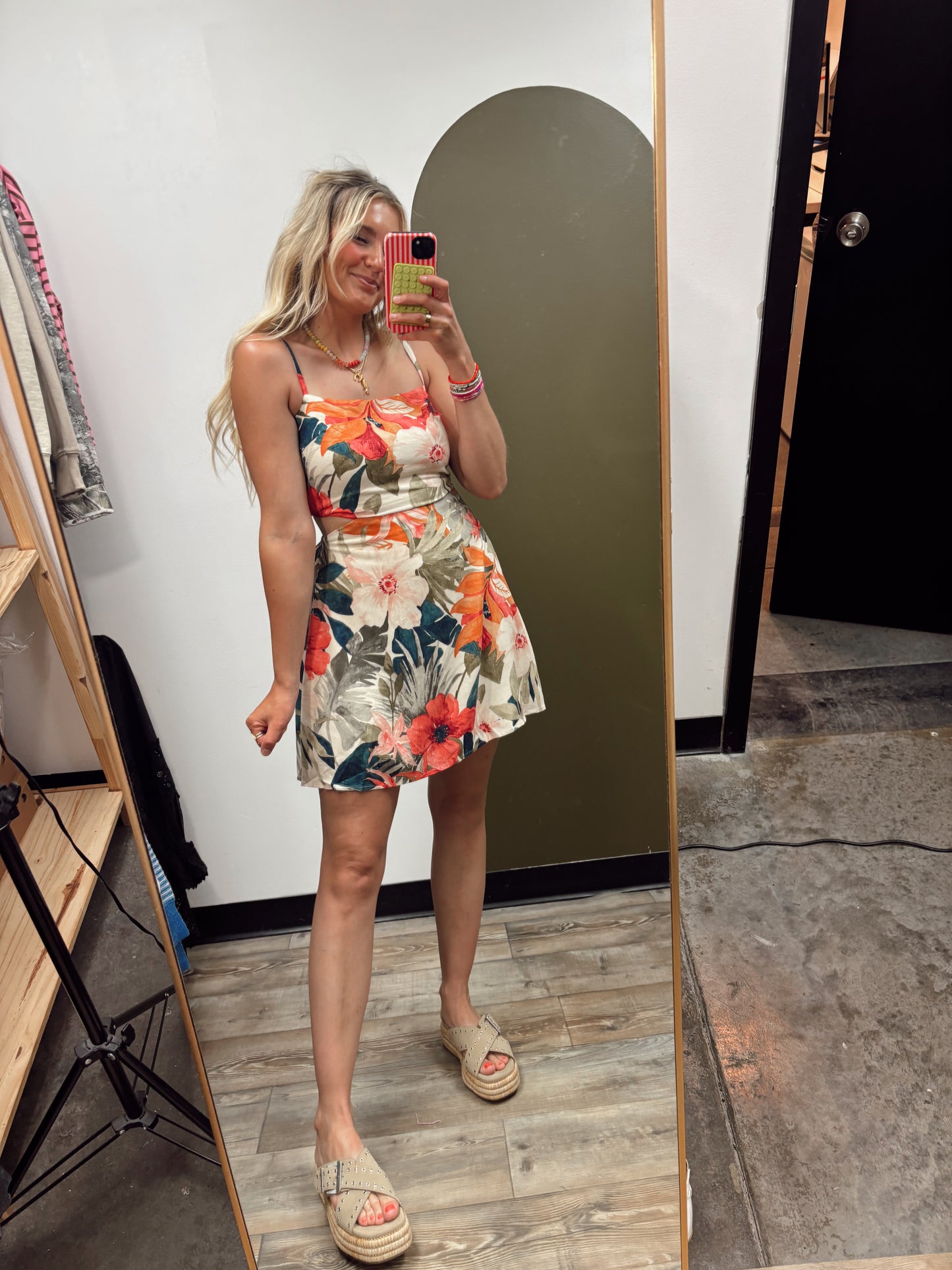 Botanic Tie Back Dress