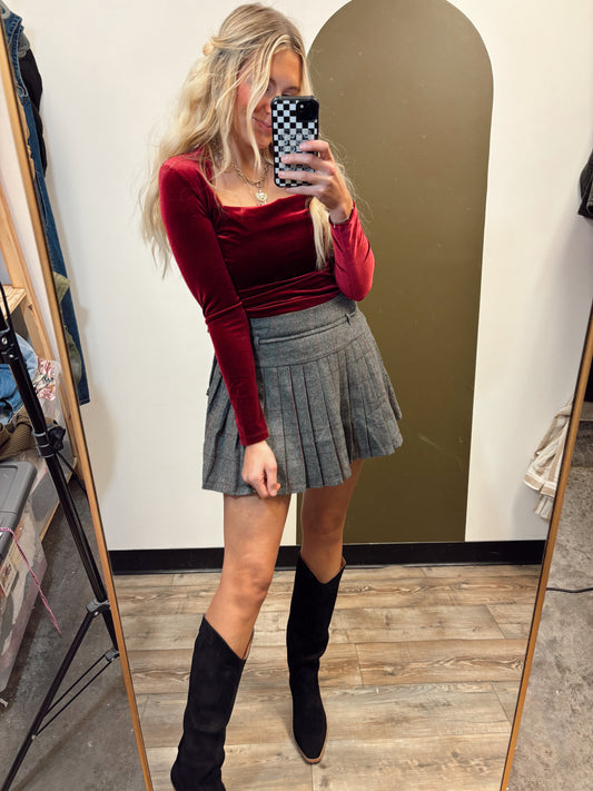 Aurora Pleated Skort