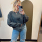 Stay In Sweat Top (Black)