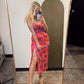 Sweet Rose Midi Dress