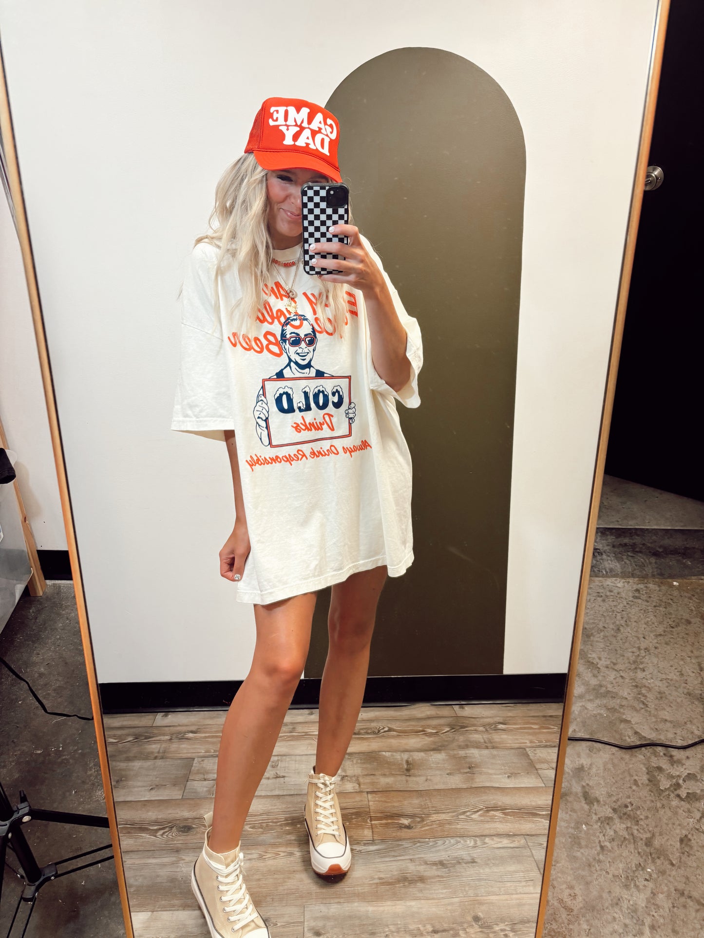 Ice Cold Beer Oversize Tee