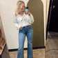 Across Town Crop Hoody (Cream)