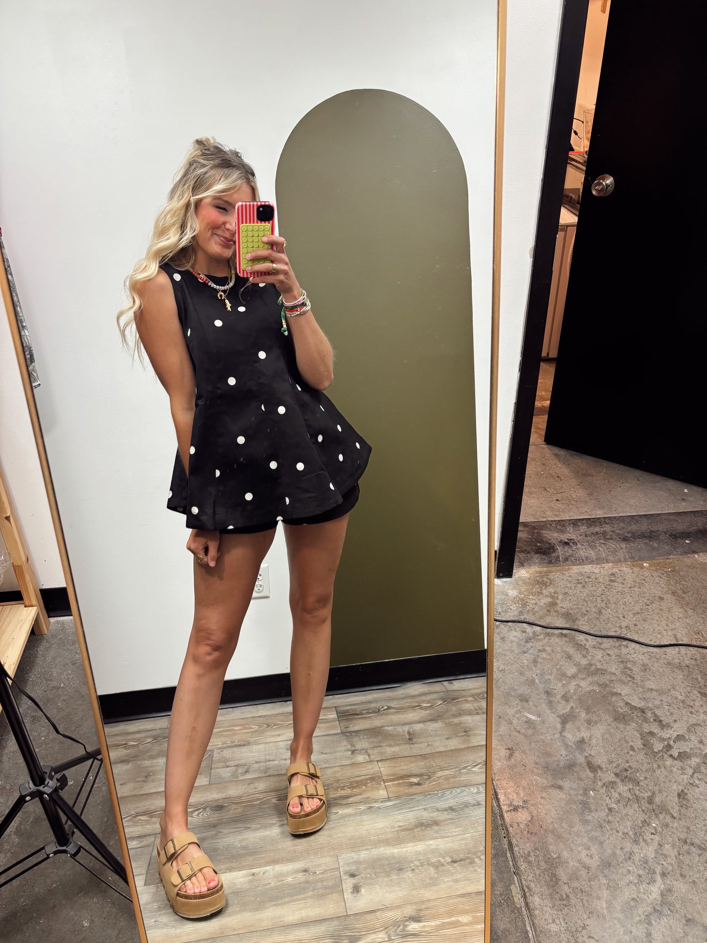 Luna Polka Dot Short Set