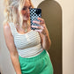 Anchor Up Tank (Cream)
