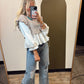 Magnolia Combo Sweater (Taupe)