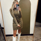 Marisol Long Sleeve Dress (Oregano)