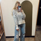 Splitting Image Pullover Sweater (Cream)
