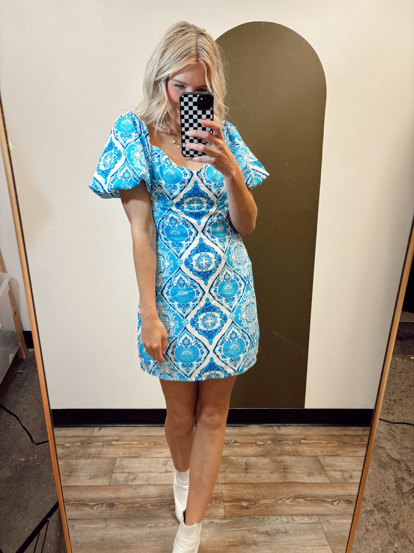 Andie Print Dress