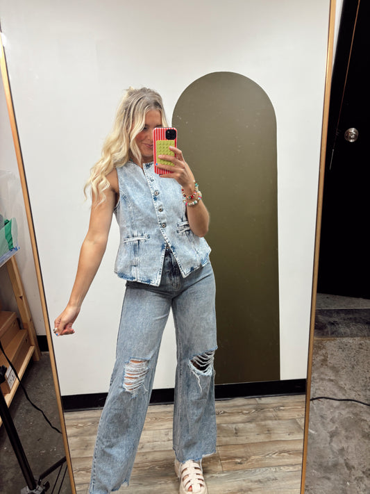 Gwendolyn Denim Vest