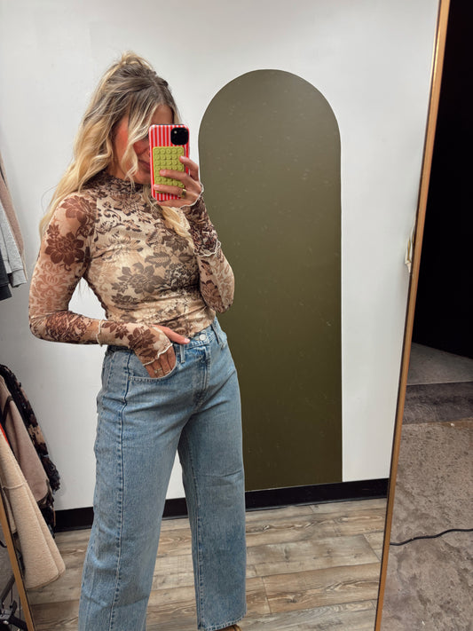 Quincy Sheer Floral Top