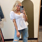 Jessica Sweetheart Top (Lilac)