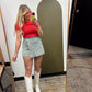 Luciana Detail Denim Skort