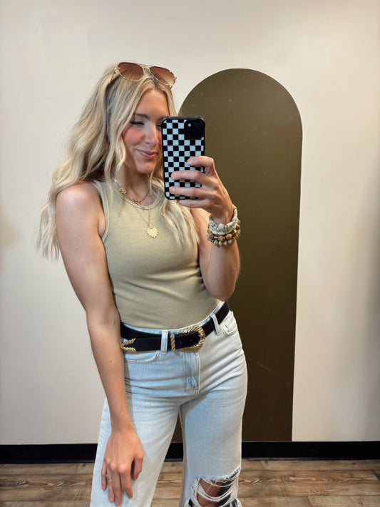 Summer Essential Tank (Taupe)