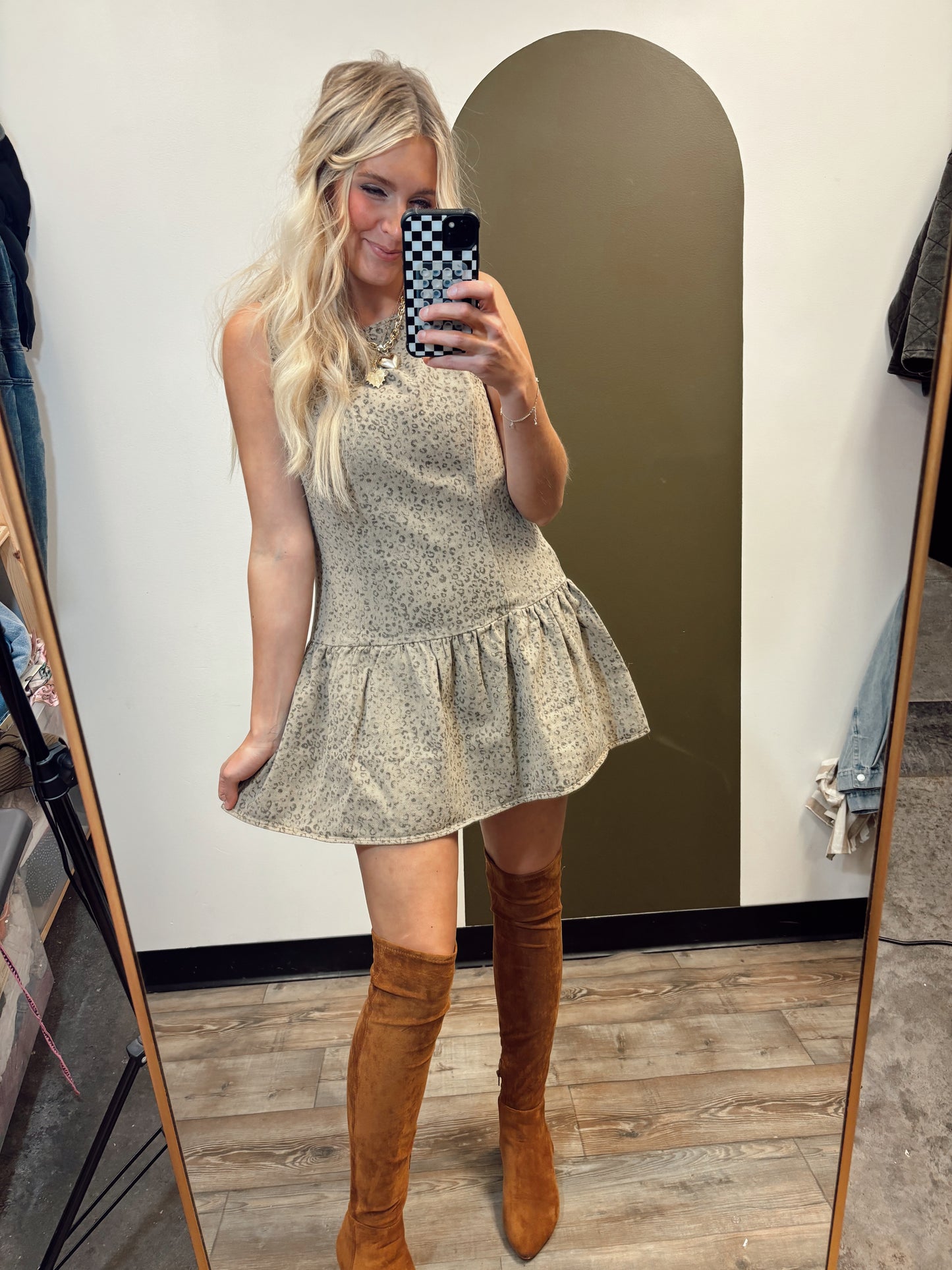 Leo Peplum Dress