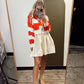 Rochelle 2fer Dress (Red)