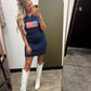 American Flag Knit Dress