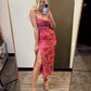 Sweet Rose Midi Dress
