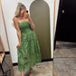 Vineyard Eyelet Dress (Green)