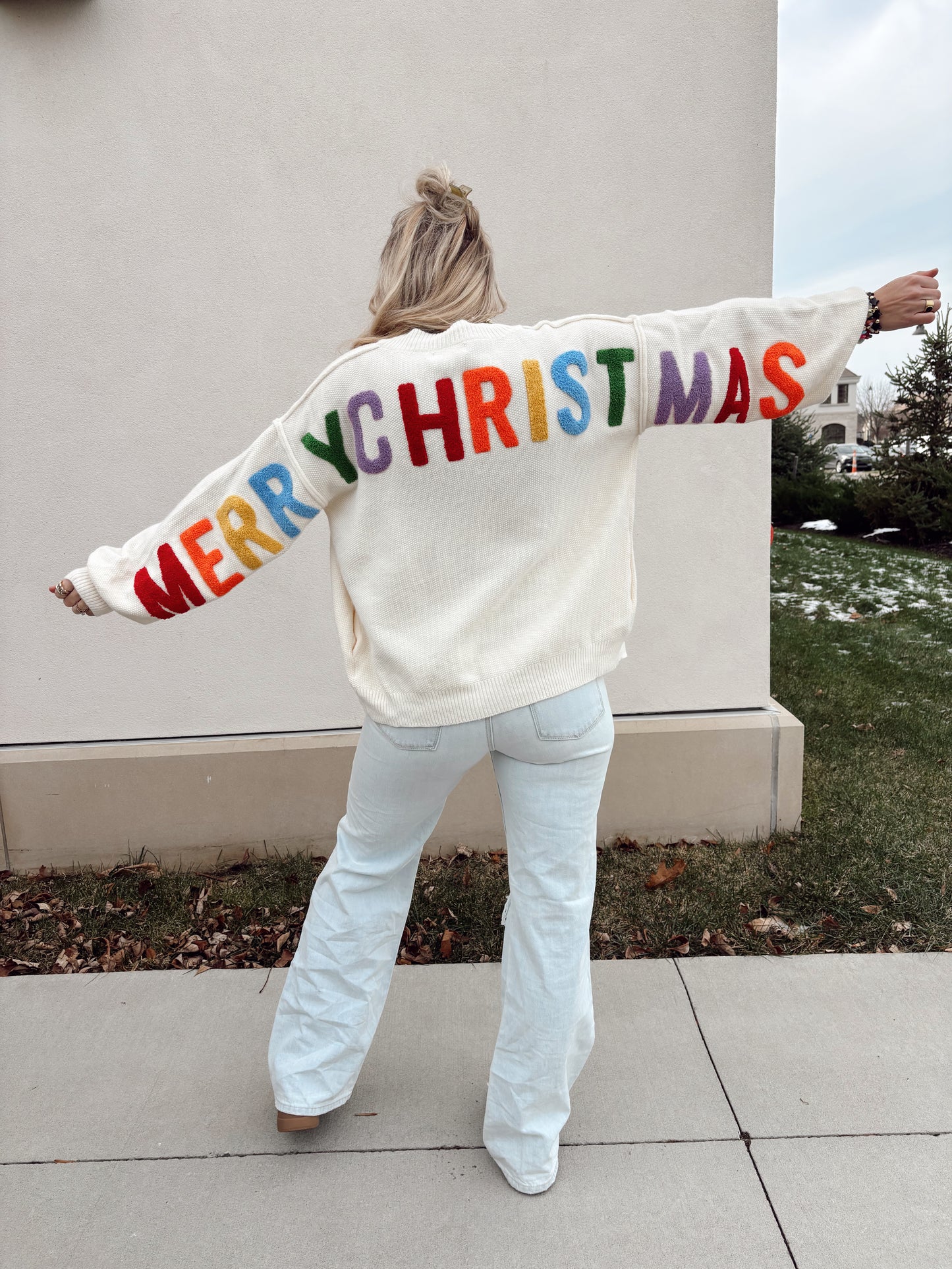 Christmas Button Cardigan