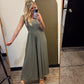 Sky Lounge Jumpsuit (Moss)