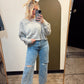 Stay In Sweat Top (Grey)