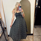 Jess Floral Maxi Dress (Black)