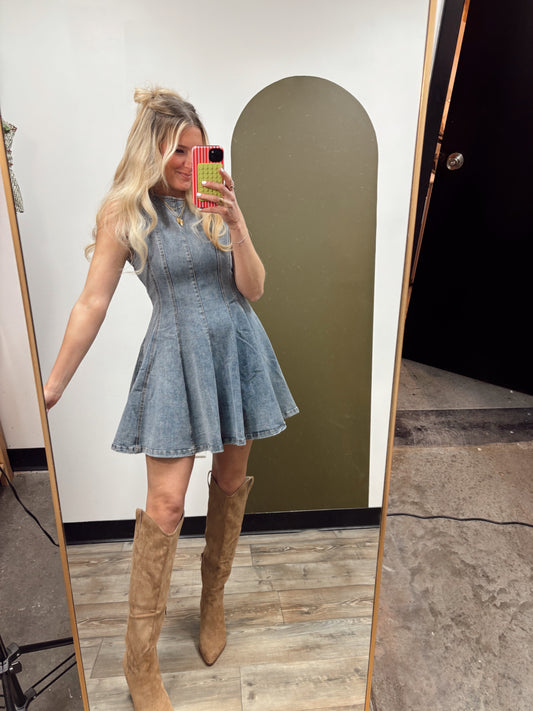 Brandi Denim Dress