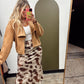 Marilyn Bubble Hem Jacket (Tan)