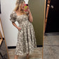 Calla Print Dress