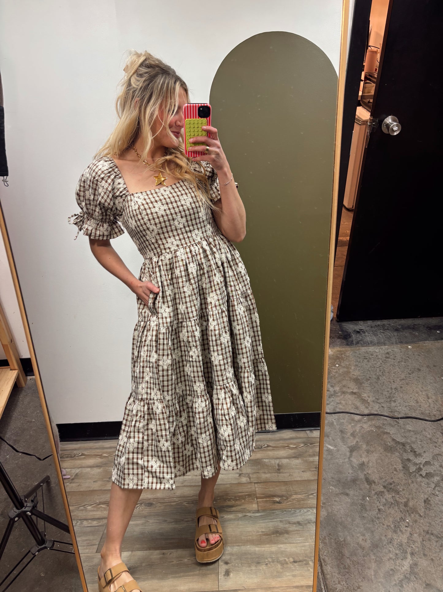 Calla Print Dress