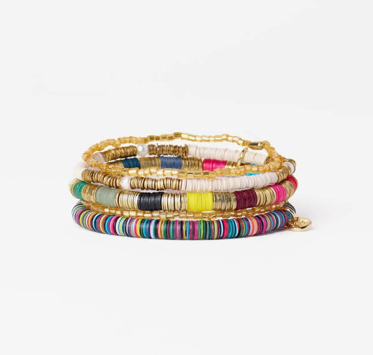 Grace 5 Stack Bracelet