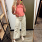 Laser Embroidered Pant (Cream)