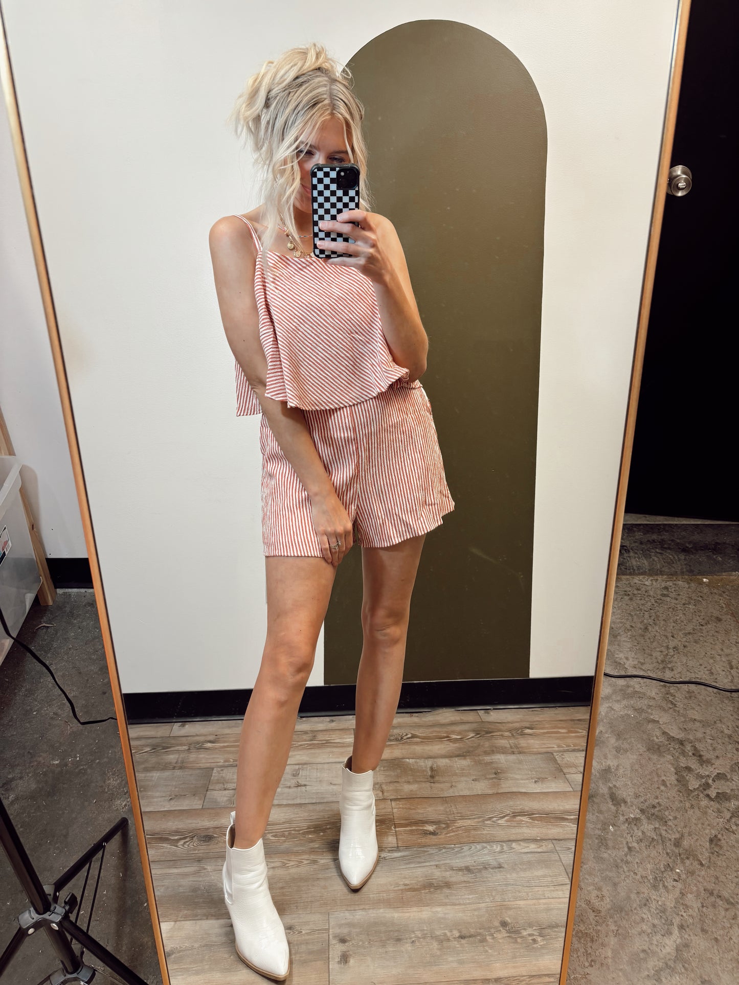 Seersucker And The City Romper