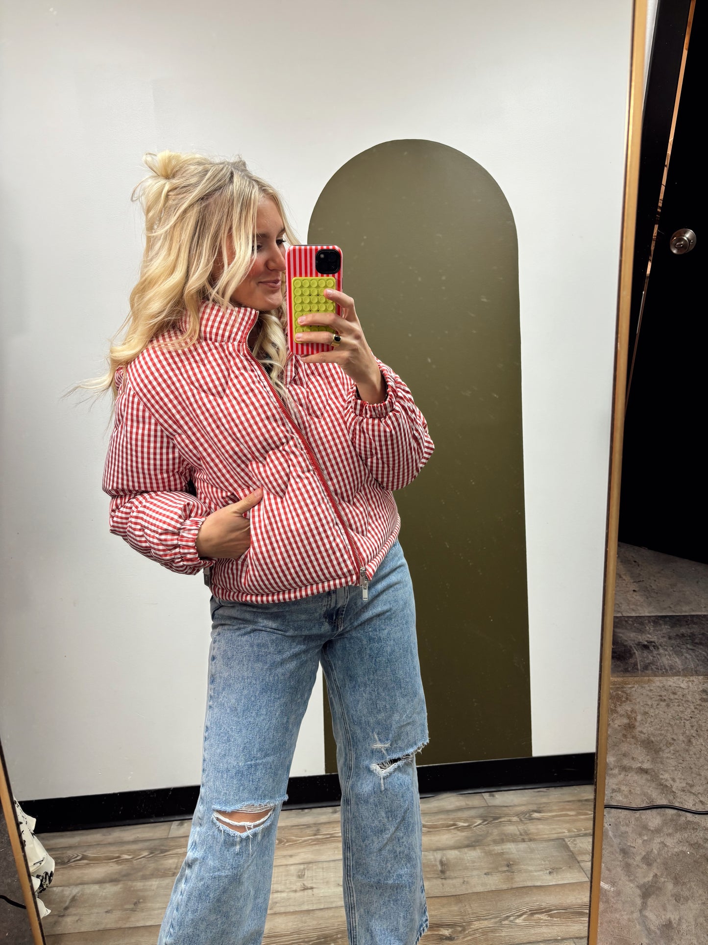 Red Hot Heart Quilt Jacket