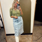 College Sweetheart Tie Cardy (green)