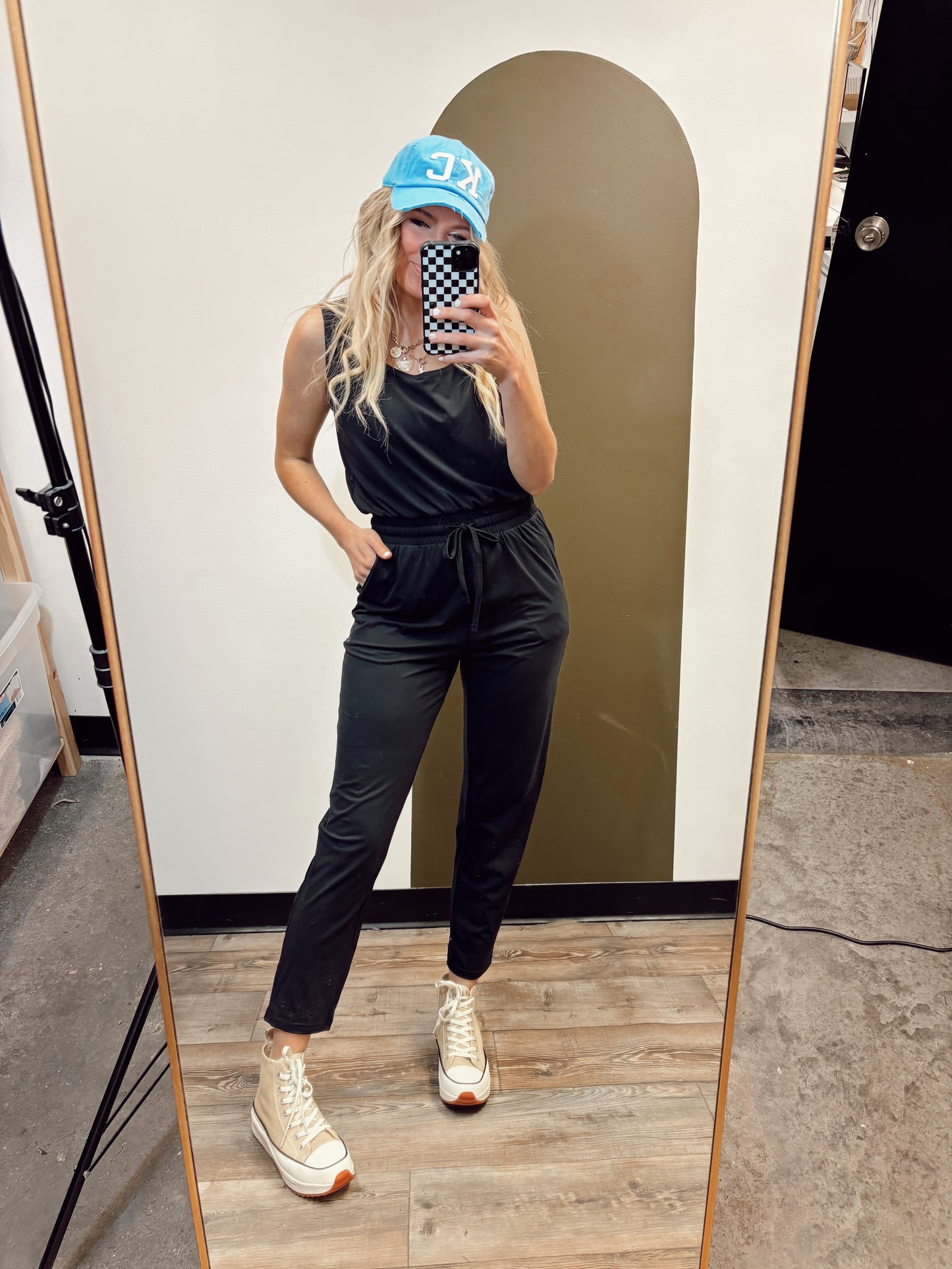 Take Stride Jumpsuit (Black)