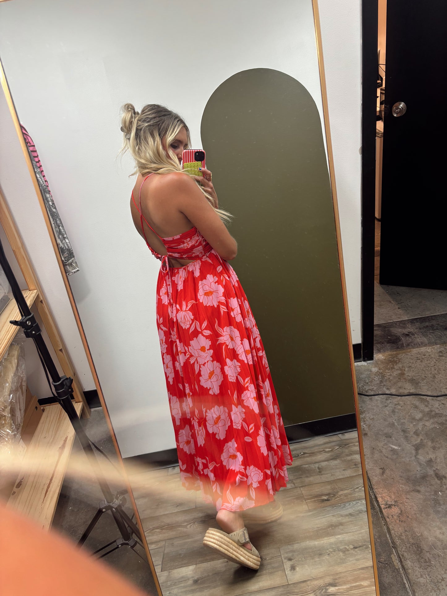 Oahu Tropical Midi Dress